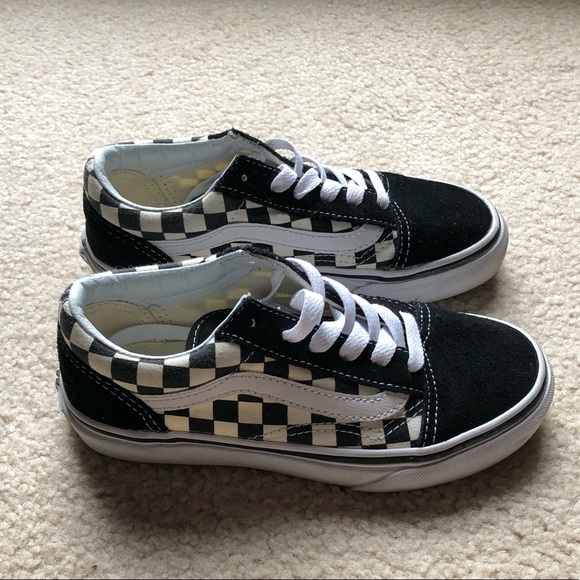 kids old skool vans black